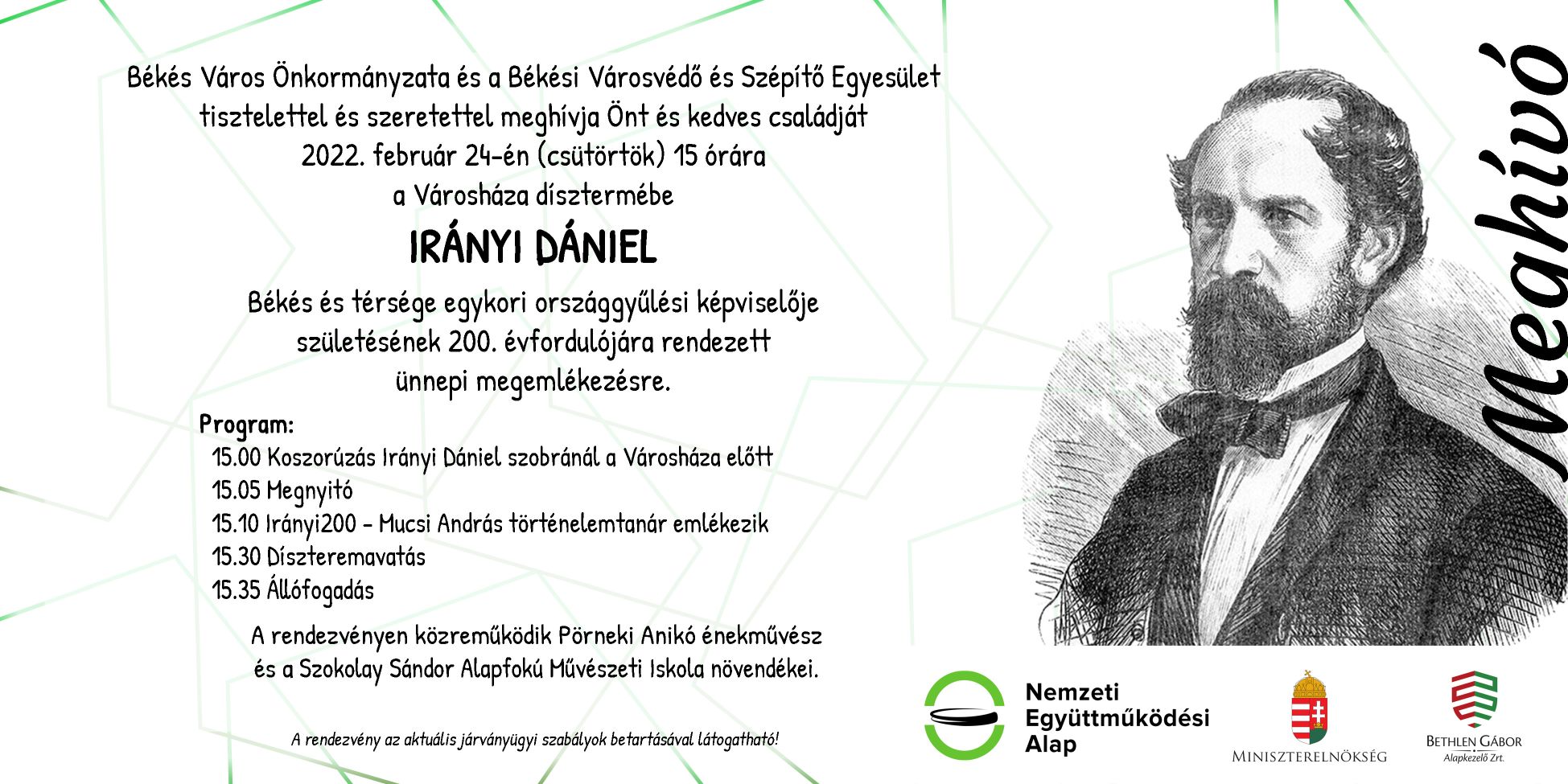 Irányi200: Irányi Dánielre emlékezünk