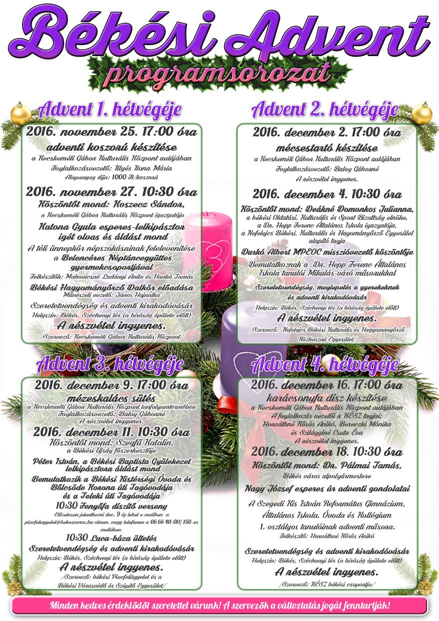bekesi advent 2016